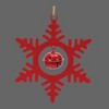 Snowflake Ornament with Bell 6.5H Metal Christmas Tree Set of 12 by Melrose - 2 of 3