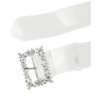 Allegra K Women's Grommet Clear Waist Belts for Jeans Transparent Belts Pin Buckle 1 Pc - 2 of 4