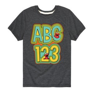Boys' - Sesame Street - Elmo Abc Short Sleeve Graphic T-Shirt - 1 of 4