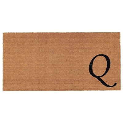 Calloway Mills 153623672Q Urban Chic Monogram Doormat 3 ft. x 6 ft. (Letter Q)