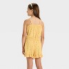 Girls' Sleeveless Woven Romper - Cat & Jack™ - 2 of 3