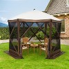 Jojoka Pop-Up Screen Tent with Adjustable Height,Portable Outdoor Shelter for Camping, Backyard, Beach - 2 of 4
