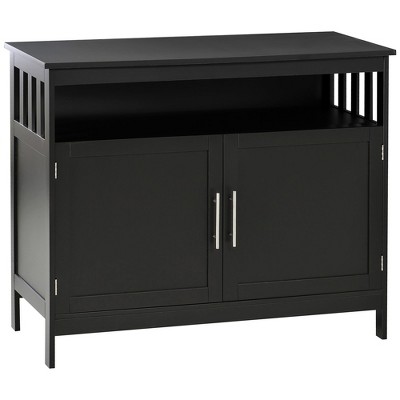NicBex Sideboard Buffet Cabinet with Storage Modern Kitchen Buffet Cabinet,Large Capacity Coffee Bar Cabinet for Kitchen,Living Room,Black