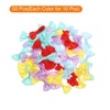 Unique Bargains Fabric Party DIY Gift Packaging Accessories Satin Mini Ribbon Bows 50 Pcs - 3 of 4