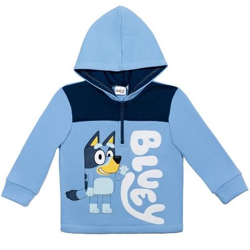 Como Blue Zip Up Hoodie