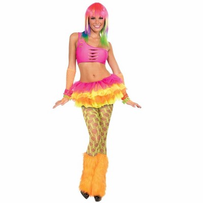 Club Candy Wide Fishnet Pantyhose Costume Hosiery Adult: Green