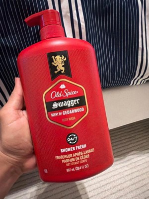 Old Spice Men's Swagger with Cedarwood Body Wash - 33.4 fl oz