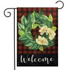 Briarwood Lane Garden Flag 18x12.5 For Outdoor Red Magnnolia Wreath Burlap Winter Garden Flag Flag For Winter Garden Flag Flags For Outside - 2 of 4