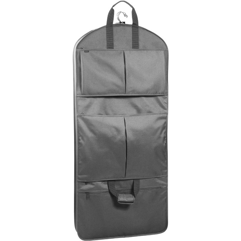 WallyBags 48" Deluxe Tri-Fold Travel Garment Bag with three pockets, 2 of 8