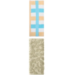REGALWOVEN Absorbent Soft Cotton Bathroom Hand Towels for Kitchen Hotel Spa 13" x 29"/14" x 30" 2 Pcs - 1 of 4