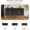 CAVINAS Modern Sideboard Cabinet with Rectangular Metal Handles & Adjustable Shelves,Buffet Cabinet with Storage for Kitchen,Dining Room - 3 of 4