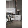 Sapphtopaz Night Stand with Drawers and Handles Wood Nightstand Entryway Table for Bedroom, Living Room - 3 of 4