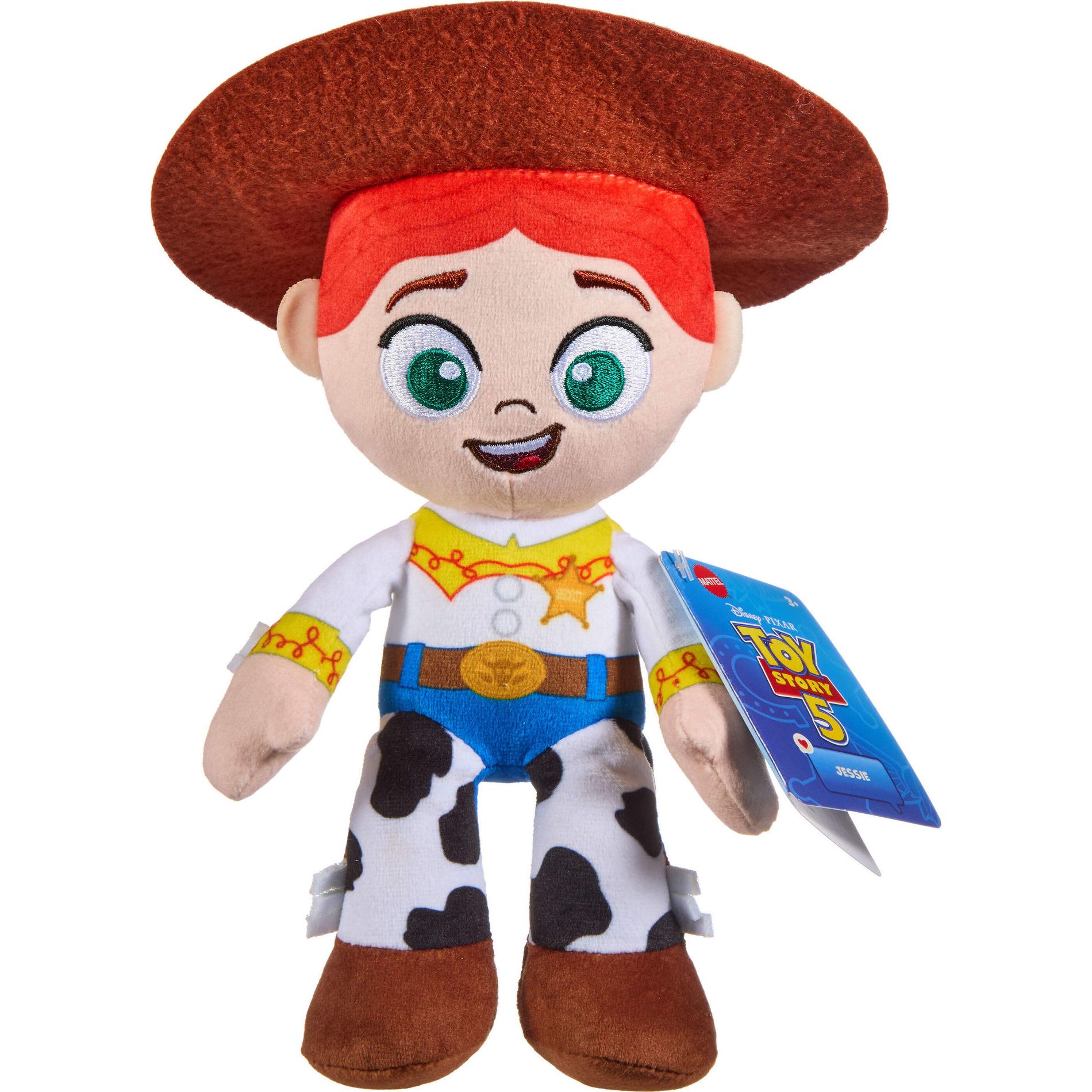 Disney and Pixar Toy Story 5 Jessie Plush Toy, 8" Soft Doll