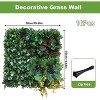 Grass Wall Panels, 20"x 20" Artificial Greenery Backdrop for Interior, Garden Party Wedding Backdrop, Plant Wall Decor - 2 of 4