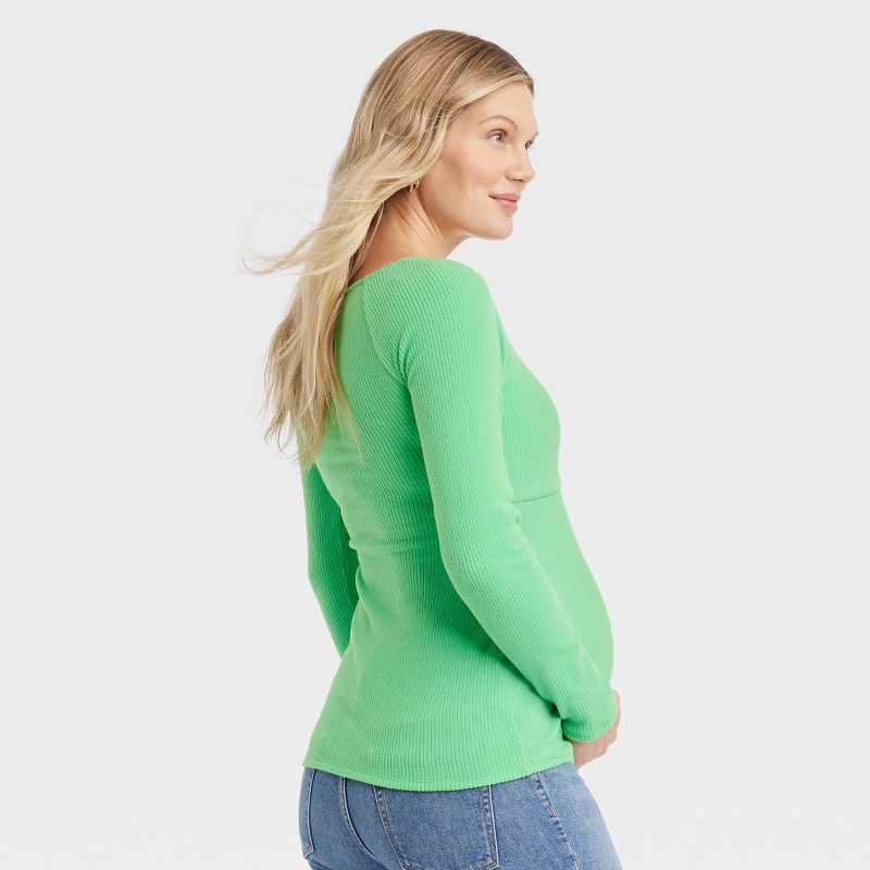 Corsetry Rib Maternity Top - Isabel Maternity by Ingrid & Isabel™, 2 of 4