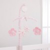 NoJo Countryside Floral - Pink Plush Flowers Musical Mobile - image 2 of 2