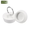 Unique Bargains Rubber Stainless Steel Beaded Chain with Pull Ring Drain Stoppers 2 Pcs - 3 of 4