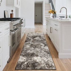 Modern Machine Washable Area Rug for Living Room Indoor Abstract Rug Soft Ultra Thin Non Shedding Low Pile Stain Resistant Carpet for Home Decor - 1 of 4