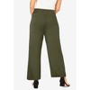 Jessica London Women's Plus Size Everyday Stretch Knit Wide Leg Pant - 3 of 4