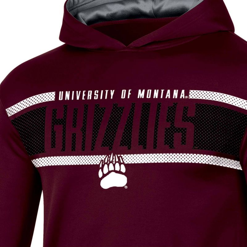 NCAA Montana Grizzlies Boys&#39; Poly Hooded Sweatshirt, 3 of 4