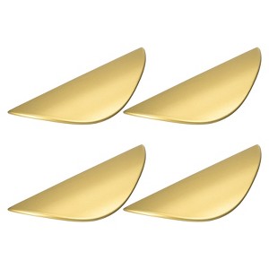 Unique Bargains Multi-Layer Electroplating Stylish and Elegant Sturdy and Durable Cabinet Pulls 4 Pcs - 1 of 4