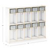 Guidecraft EdQ 10-Section Wooden Storage Locker for Classroom, Kids Natural Wood Cubby Organizer with Shelves and Hooks for Coats - 2 of 4