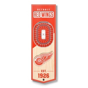 NHL Detroit Red Wings 6"x19" Stadium Banner - 1 of 4