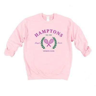 Simply Sage Market Women's Graphic Sweatshirt Hamptons Sports Club Tennis