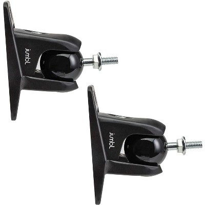 Jumbl SINSB7B ProGrip Ultra Stainless Steel Speaker Wall Mount Bracket, Pair of 2