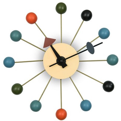 13" LeisureMod Concordia Modern Round Wall Clock