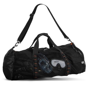 90L Large Mesh Duffle Bag for Scuba Dive or Snorkel Equipment. Best for Water Sports & Beach Activities like Swimming, - 1 of 4