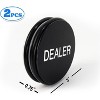 GSE 3" Double-Sided Casino Grade Acrylic Poker Dealer Puck Button for Gambling Card Games, Texas Hold'em, Poker Nights, Tournaments - 2 of 4