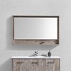 Kube Bath Bosco 48Inch Framed Mirror With Shelve - Nature Wood Finish - 2 of 2
