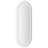vidaXL LED Bathroom Wall-mounted Mirror with Oval Shape and Integrated Light - Water-Resistant, User-friendly with Convenient USB Interface - 4 of 4