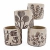 Okak Plant Pot Sets Small Round Motifs for Home Decor Indoor Gardening(set of 2/4) - 3 of 4
