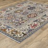 Captiv8e Designs Hanford Global Bordered Medallion Blue/Gray Rug - 2 of 4