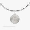 Alex and Ani Initial F Pave Starburst Texture Bangle - 3 of 3