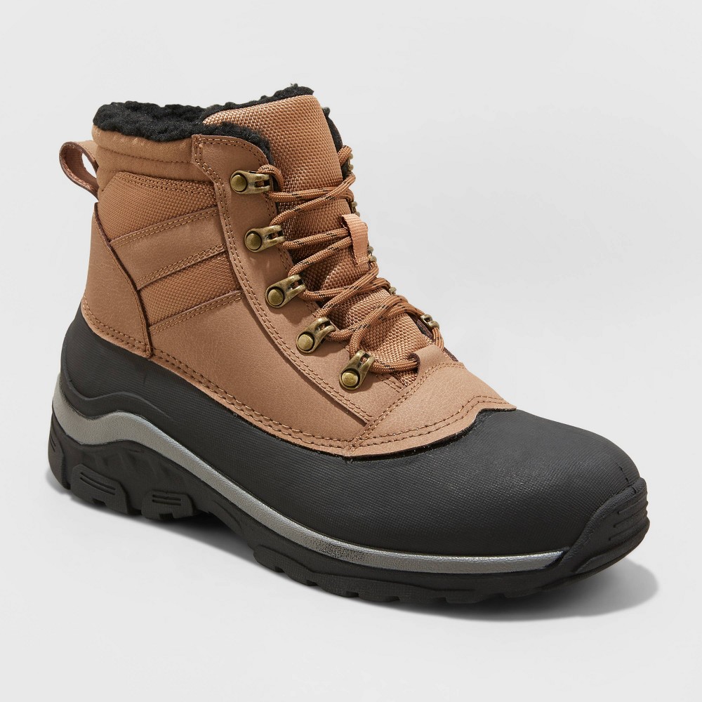 Men's Julian Waterproof Winter Boots - All in Motion Cognac 11, Red
