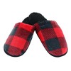 Polar Extreme Men's Buffalo Plaid High Pile Fleece Lined Slippers - 2 of 3