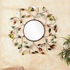 Millara Decorative Metallic Leaf Wall Mirror - WS9811 - Multicolored - SEI - 2 of 4