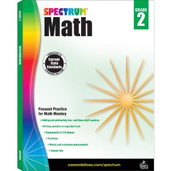 Spectrum Math Workbook, Grade 2 - (Paperback)