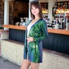 Anna-Kaci Women's Sequin Jacket Open Front Coat Blazer Party Cocktail Outerwear Cardigan - 2 of 4