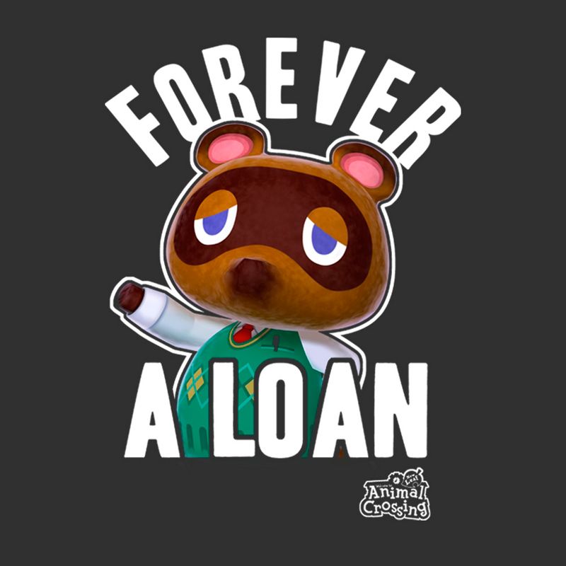Men's Nintendo Animal Crossing Forever A Loan T-Shirt, 2 of 6