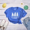 Womens Easily Distracted By Bunnies T shirt Funny Rabbit Party Gift for Basket - Crazy Dog Women's T Shirt - image 3 of 4