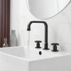 BWE Industry Style 8 in. Widespread Double Handle High-Arc Bath Faucet Water-Saving With Drain Kit - 3 of 4