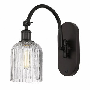 Bridal Veil - 1 Light Arm Swivels Side to Side Wall Sconce In Art Deco Style-12.5 Inches Tall and 5 Inches Wide - 1 of 1