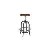 Taran Designs,Elyria Adjustable Height Solid Wood Stool - 2 of 4