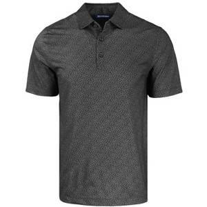 Cutter & Buck Pike Eco Pebble Print Stretch Recycled Mens Polo - 1 of 2