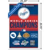 Trends International MLB Los Angeles Dodgers - Champions 23 Framed Wall Poster Prints - 3 of 4