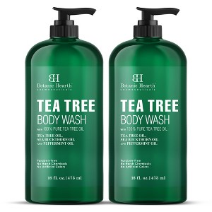 Botanic Hearth Tea Tree Body Wash Helps Soothe Itchy, Dry Skin - 16 fl oz Set of 2 - 1 of 4